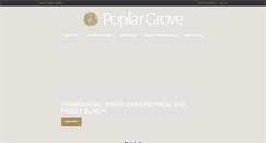 Desktop Screenshot of poplargrove.ca